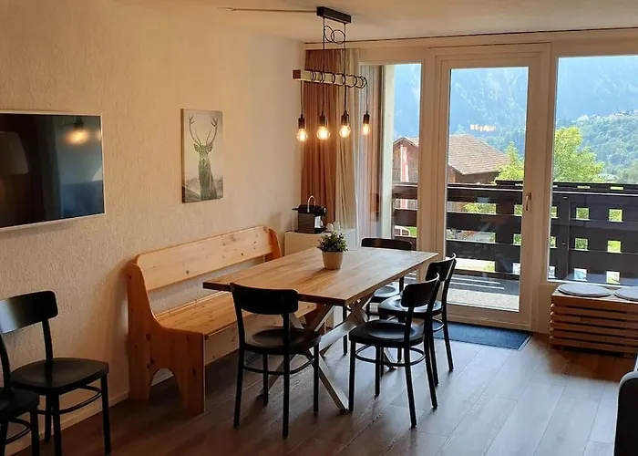 Stilvolle Mit Traumhaftem Bergblick Daire Disentis